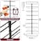 Sorbus 9-Bottle Wall Mounted Wine Rack, 2ct.